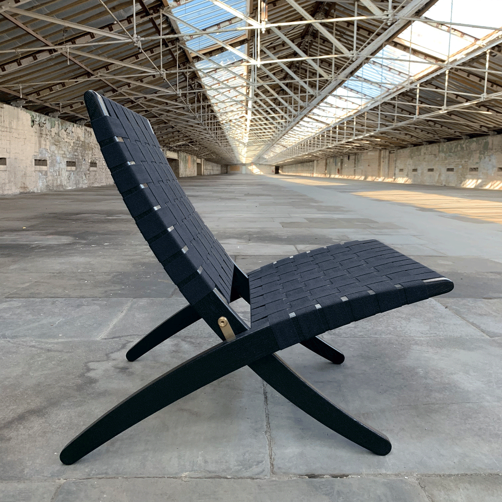 MG501 Cuba Folding Chair in black oak - Morten Gottler, 1997 (made by Carl Hansen & Son)