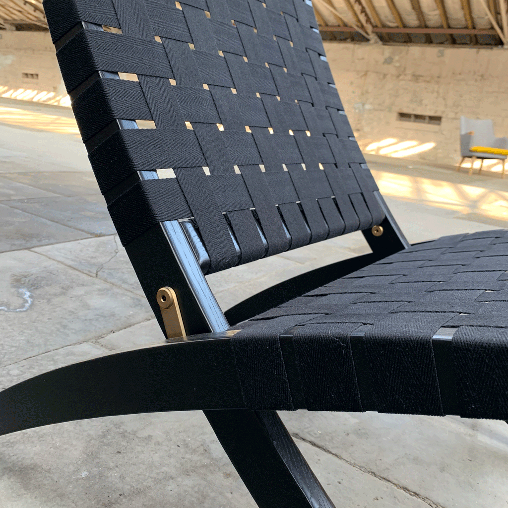 MG501 Cuba Folding Chair in black oak - Morten Gottler, 1997 (made by Carl Hansen & Son)
