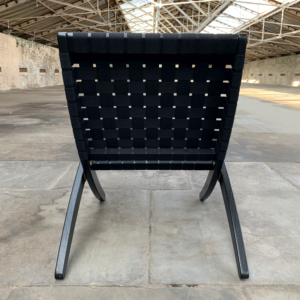 MG501 Cuba Folding Chair in black oak - Morten Gottler, 1997 (made by Carl Hansen & Son)