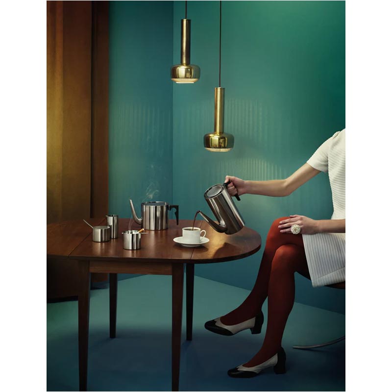 Cylinda Line Coffee pot - 1.5L - des. Arne Jacobsen, 1967 for Stelton