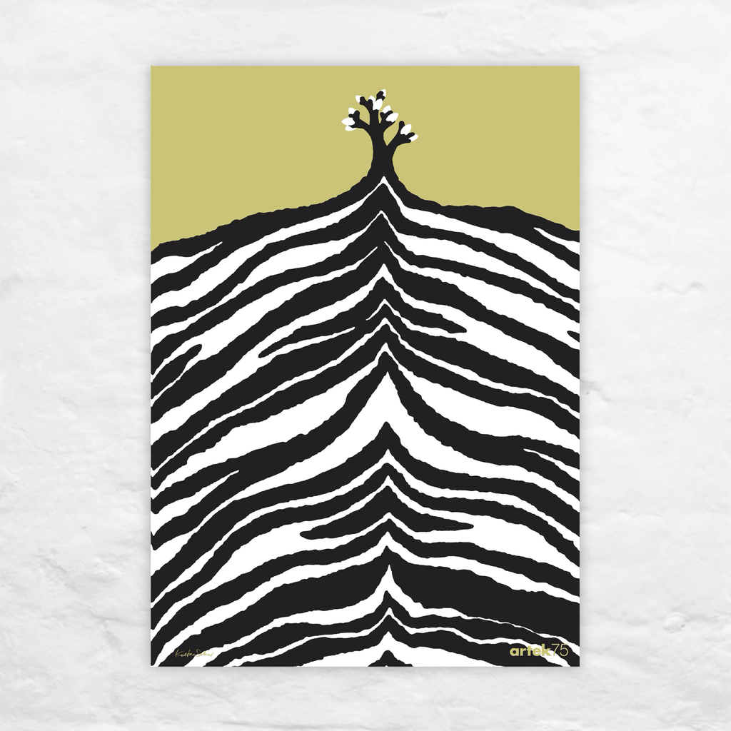 Artek 75th Anniversary silkscreen-printed poster by Kustaa Saksi