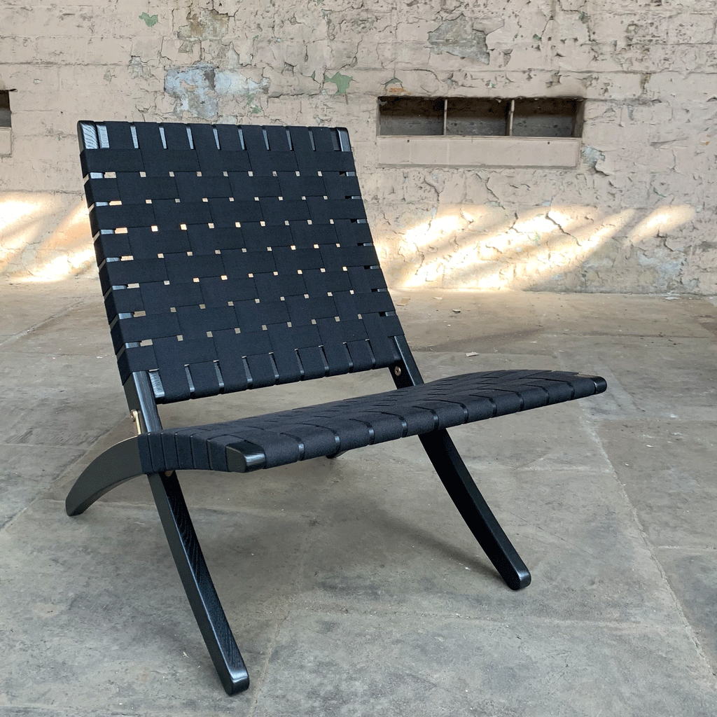 MG501 Cuba Folding Chair in black oak - Morten Gottler, 1997 (made by Carl Hansen & Son)