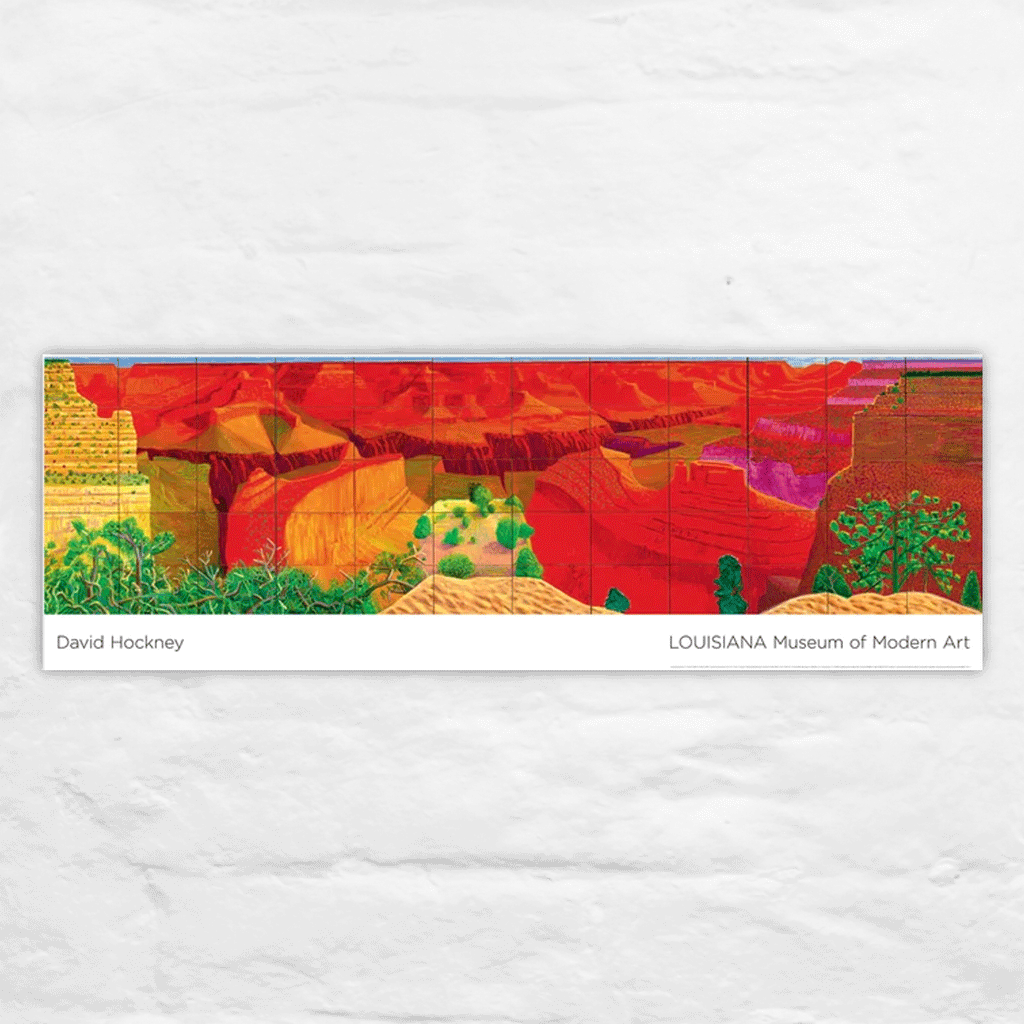 A Closer Grand Canyon Poster by David Hockney