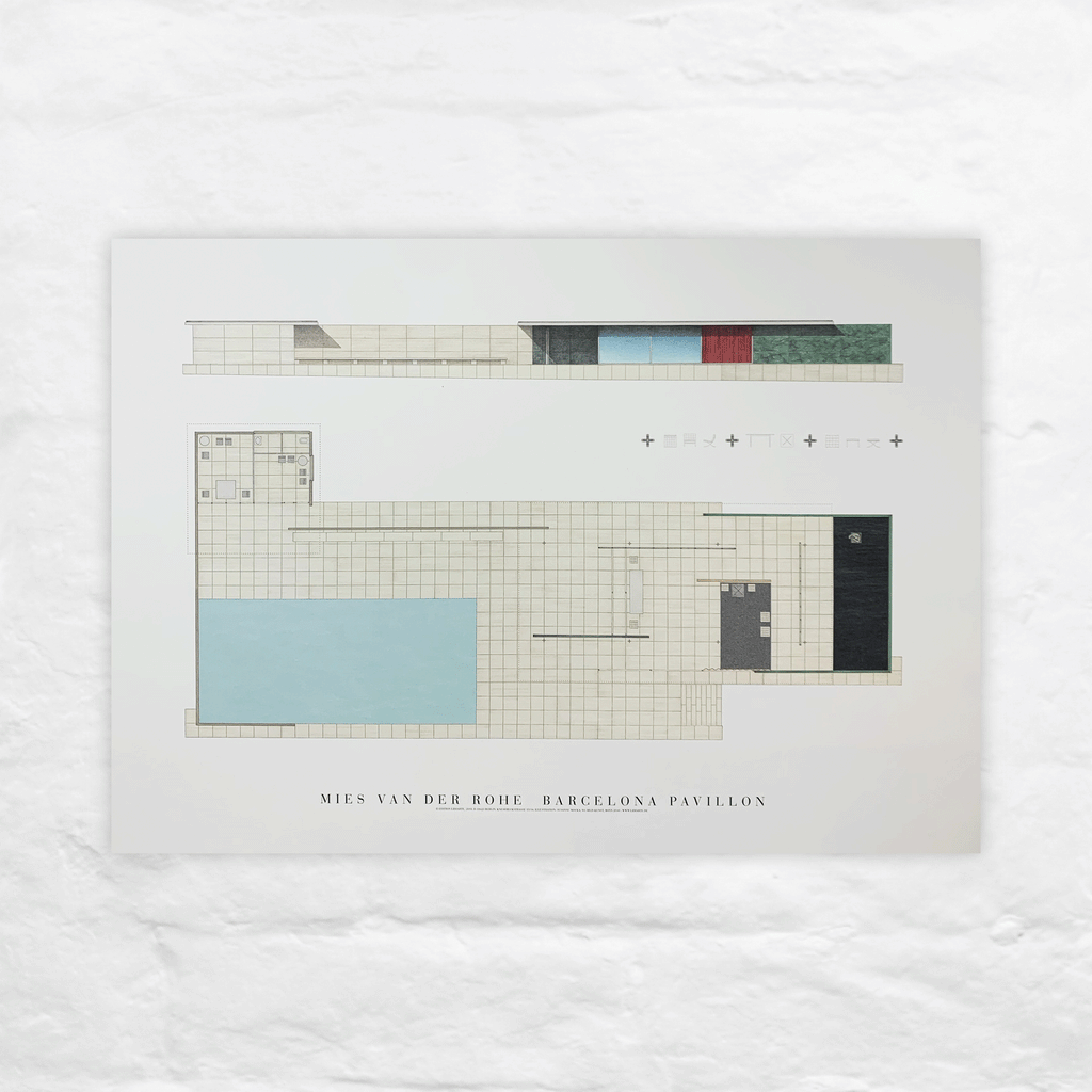 Mies van der Rohe: Barcelona Pavillion poster
