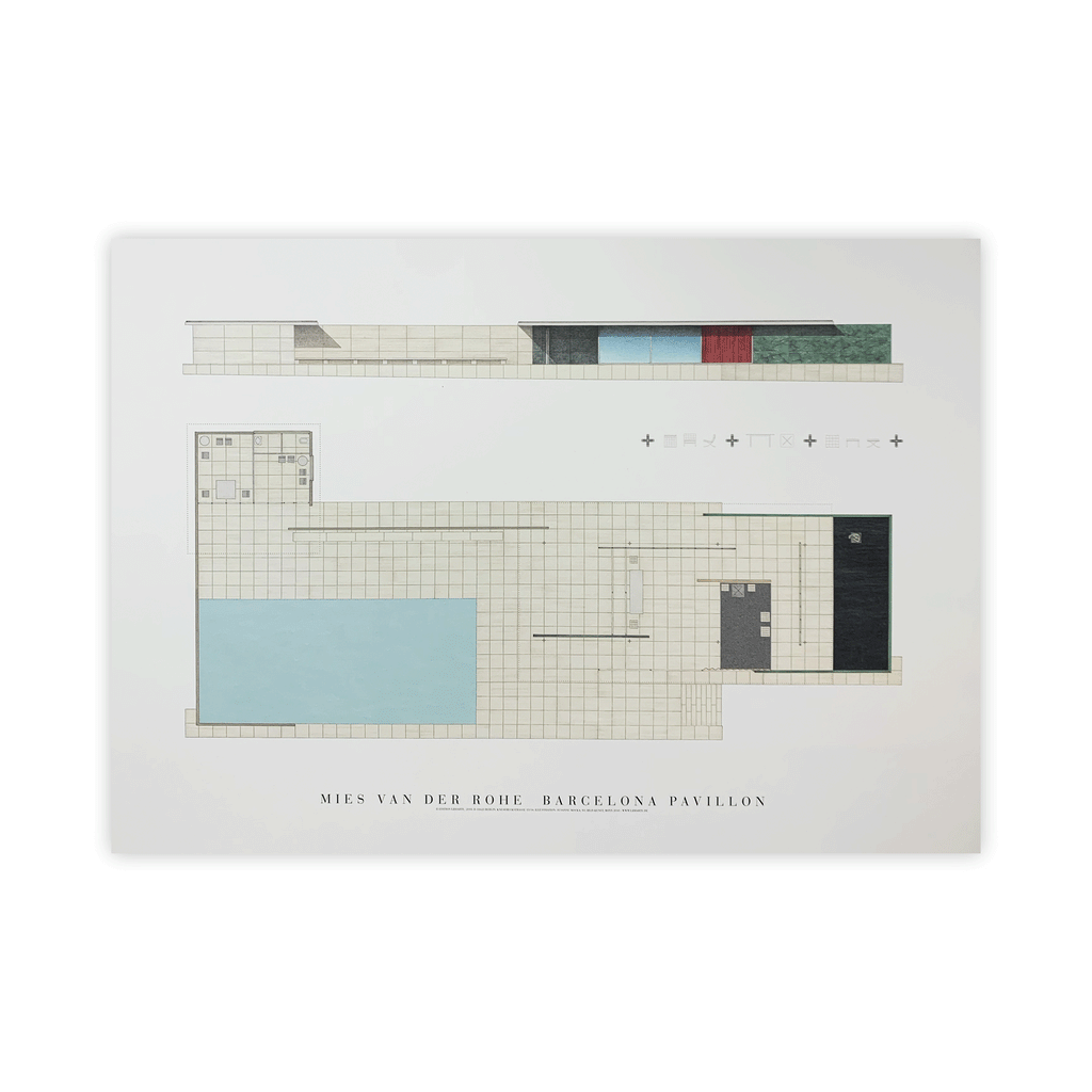 Mies van der Rohe: Barcelona Pavillion poster