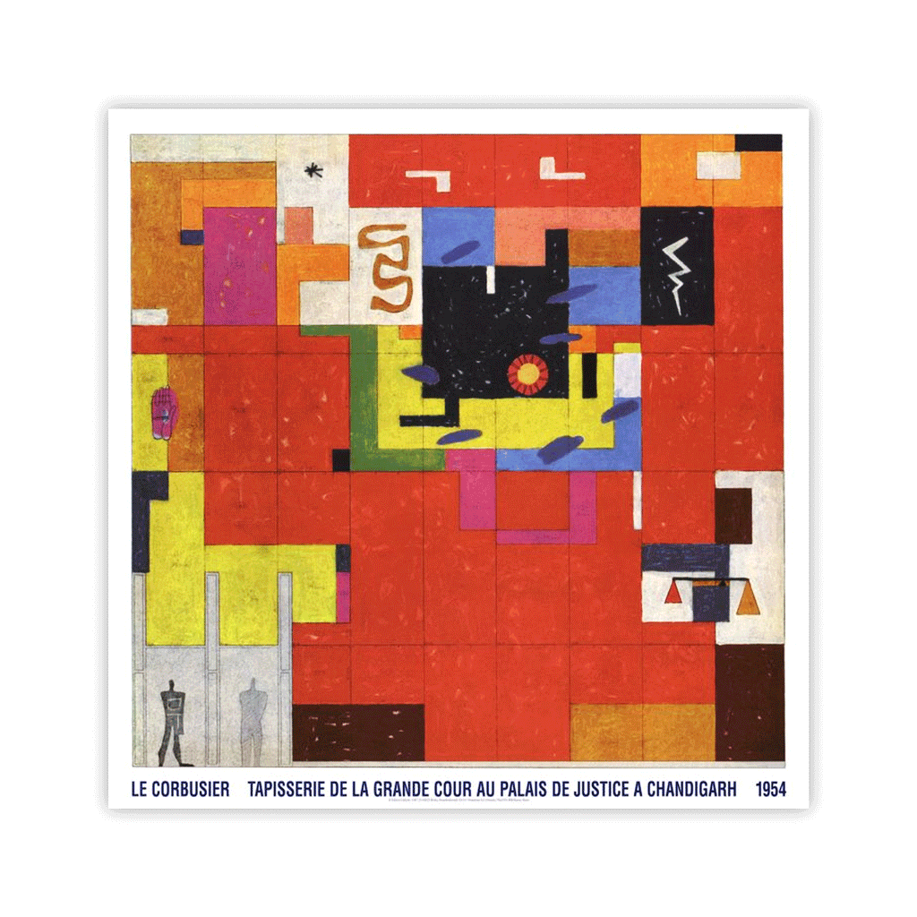 Le Corbusier: Tapestry for the High Court at Chandigarh / Wandteppich fur Chandigarh poster