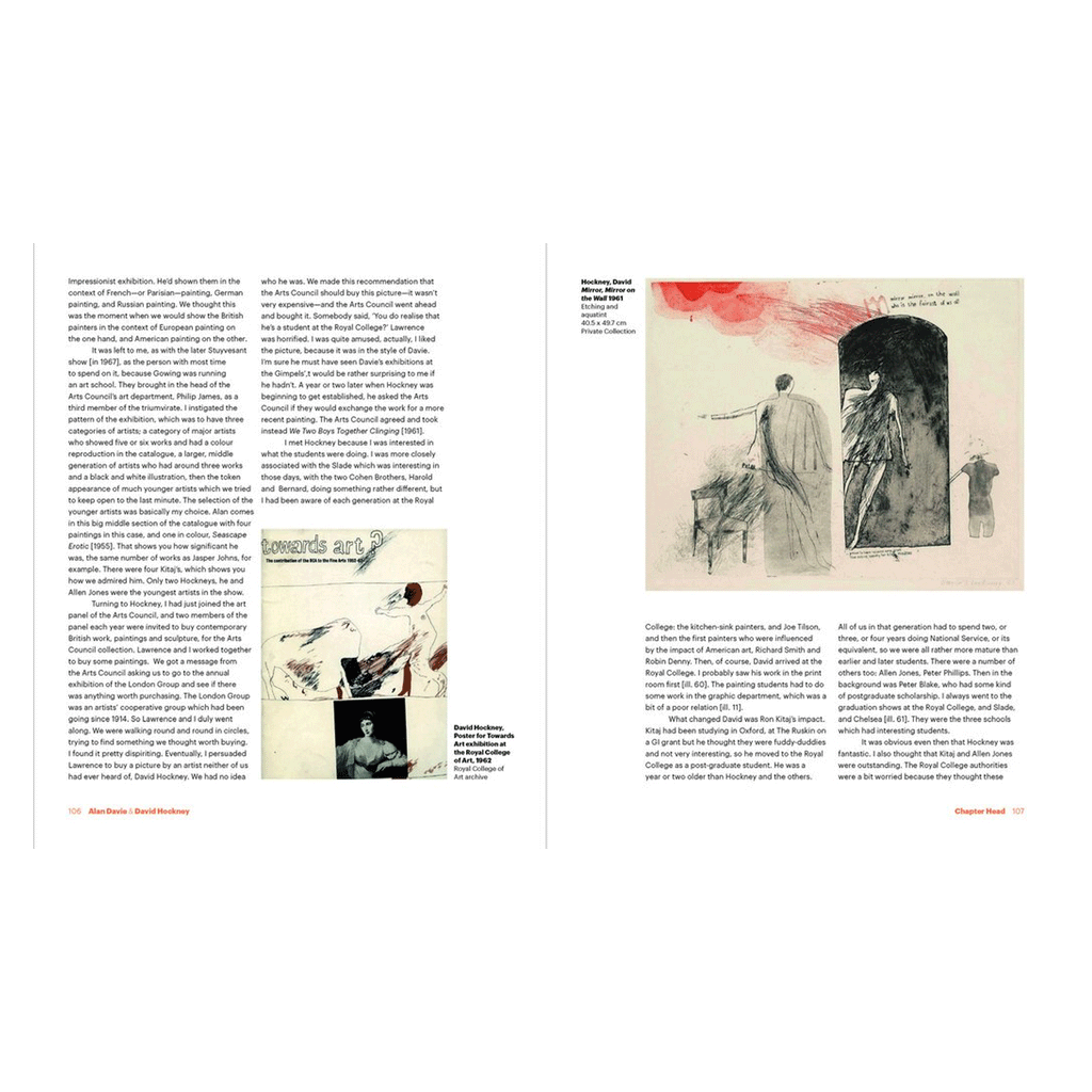 Alan Davie and David Hockney: Early Works by Eleanor Clayton & Helen Little (Paperback)