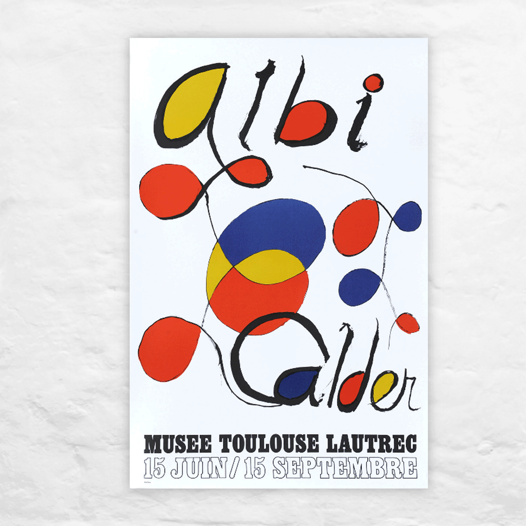 Albi 1971 exhibition poster by Alexander Calder