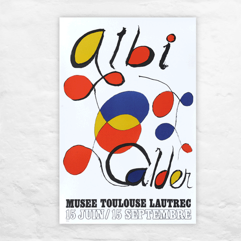 Albi 1971 exhibition poster by Alexander Calder