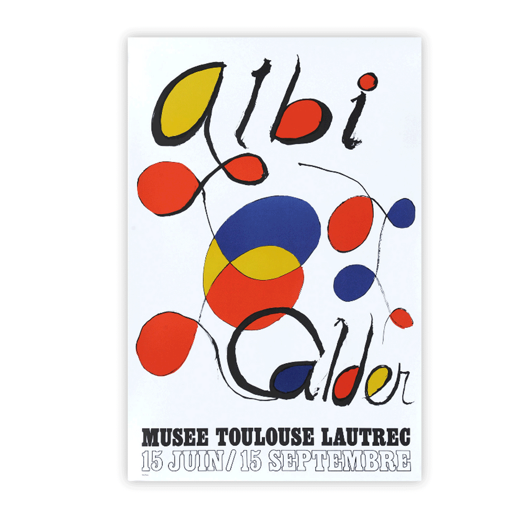 Albi 1971 exhibition poster by Alexander Calder