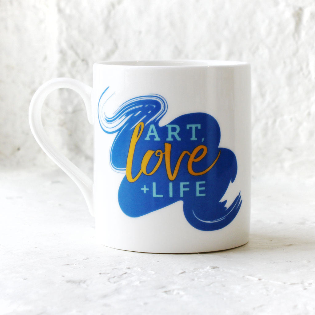 Art, Love + Life Mug