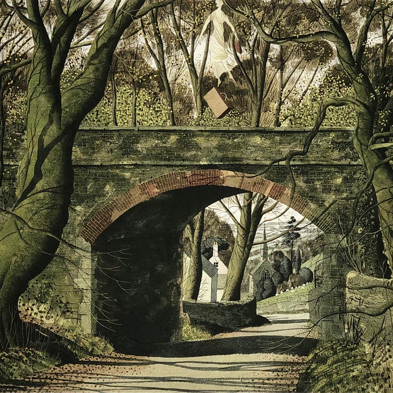 Ascending from the Bridge - Signed Limited Edition Print by Simon Palmer