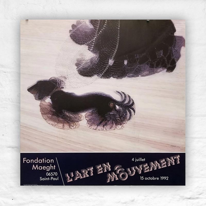 Dynamism of a Dog on a Leash, 1912 poster by Giacomo Balla