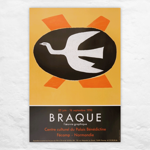 Georges Braque Bénédictine Fécamp Exhibition Poster, 1990 – Salts