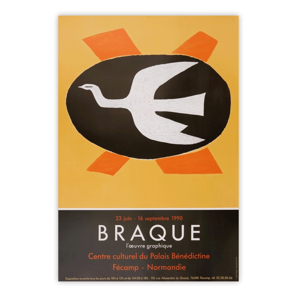 Georges Braque Bénédictine Fécamp Exhibition Poster, 1990