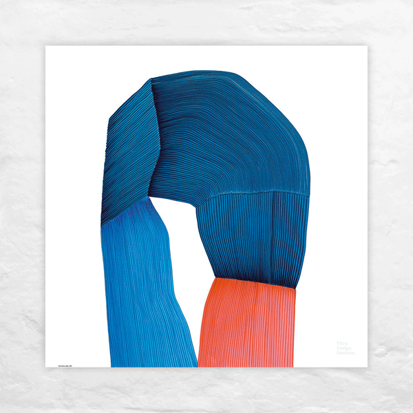 VDM Drawing poster, bicolour, 2018-2019 by Ronan Bouroullec