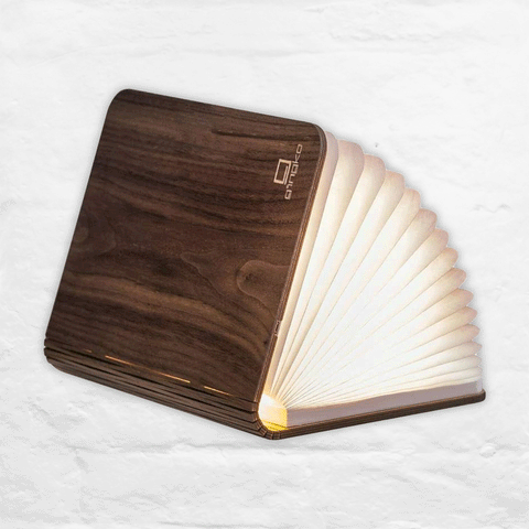 Smart Book Light Mini - Walnut - des. Paul and Natalie Sun