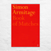 Book of Matches by Simon Armitage - signed