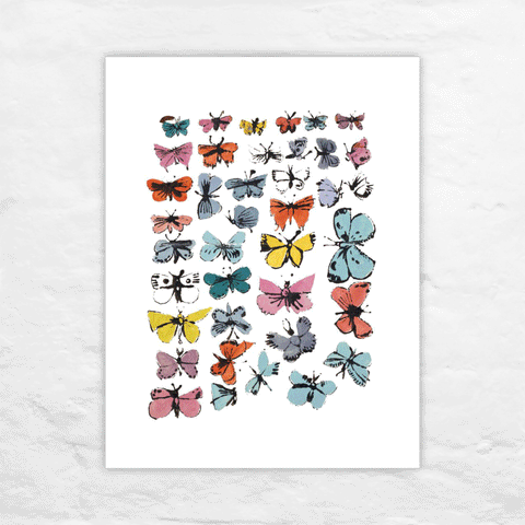 Butterflies, 1955 (Many / Varied Colours) poster by Andy Warhol
