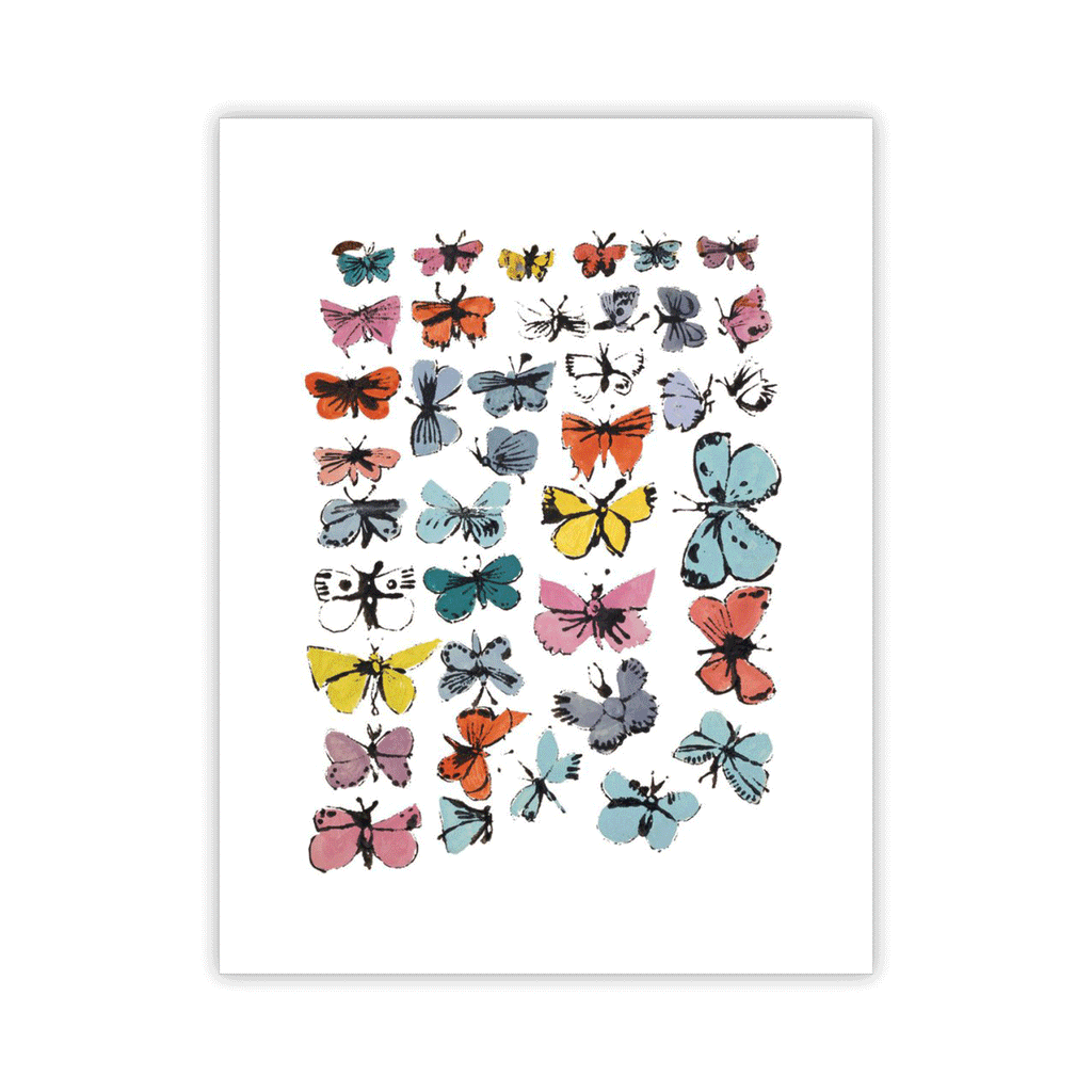 Butterflies, 1955 (Many / Varied Colours) poster by Andy Warhol