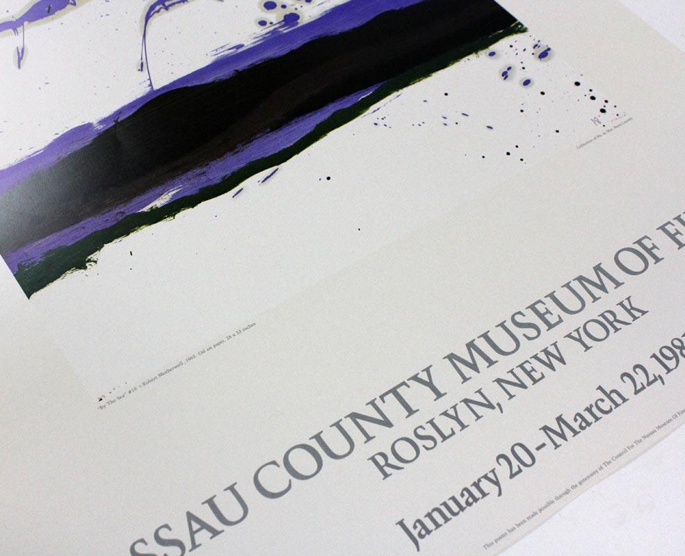 By the Sea 18 1962 poster by Robert Motherwell (Nassau County Museum)