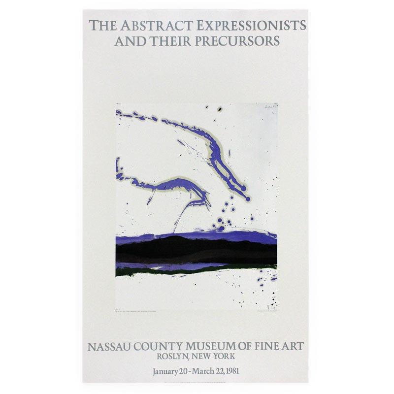 By the Sea 18 1962 poster by Robert Motherwell (Nassau County Museum)