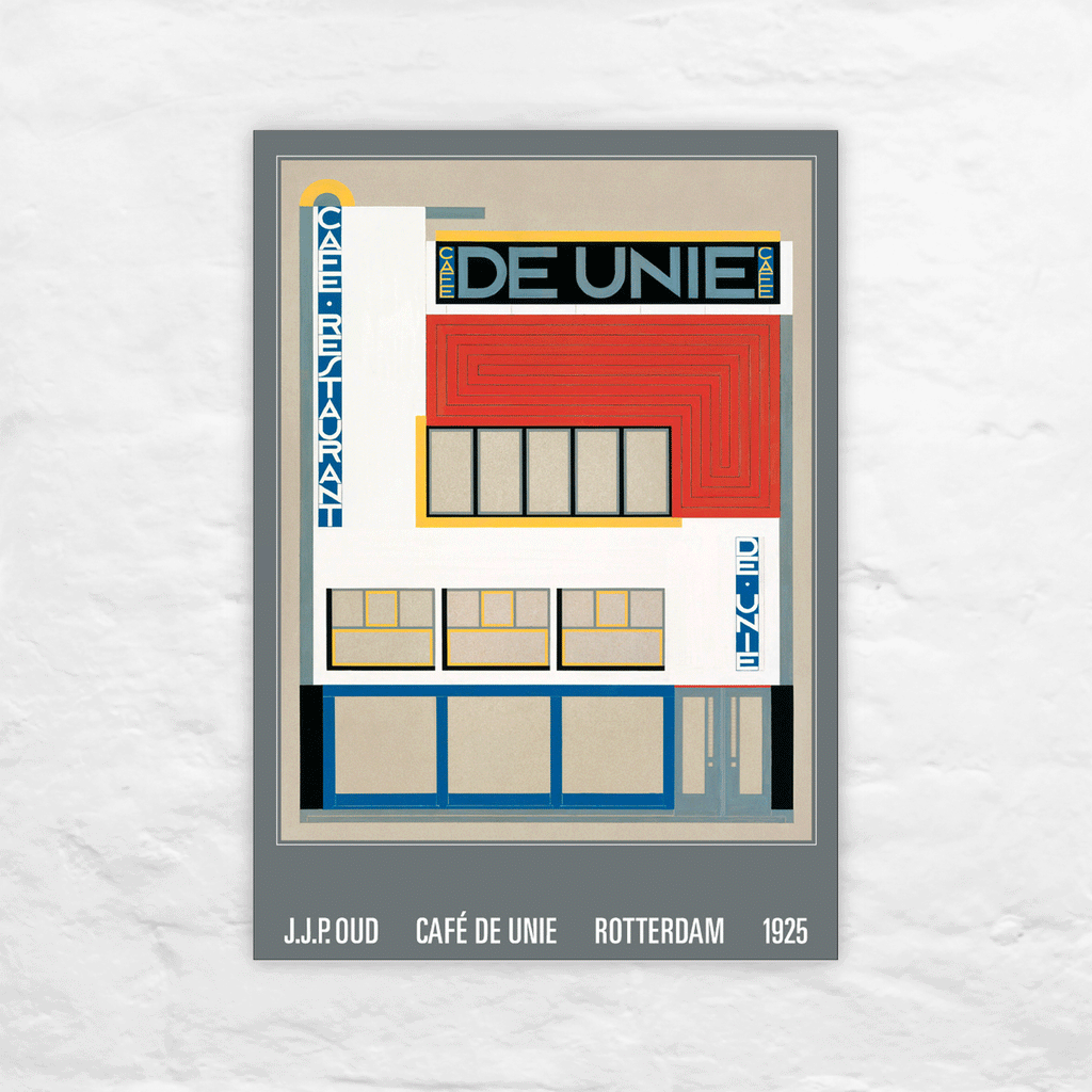 J.J.P. Oud: Cafe de Unie, Rotterdam poster
