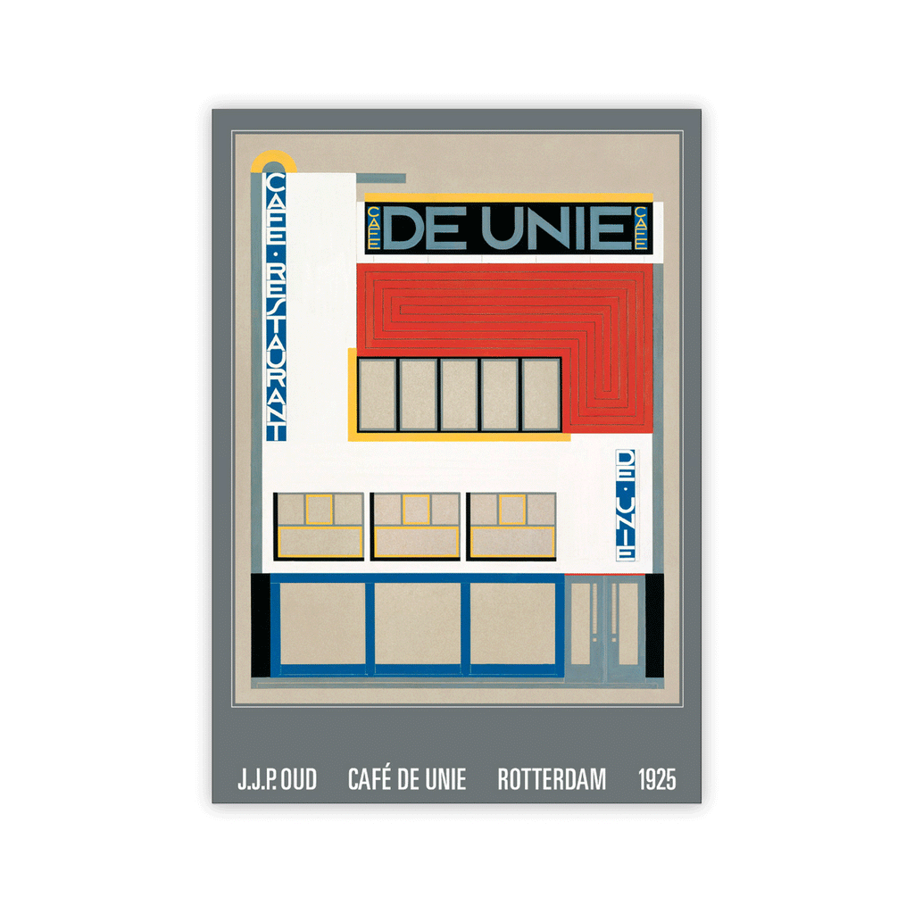 J.J.P. Oud: Cafe de Unie, Rotterdam poster