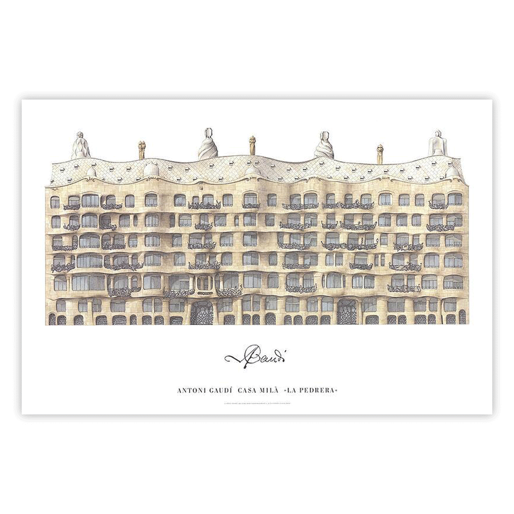 Antonio Gaudi: Casa Milà / La Pedrera poster