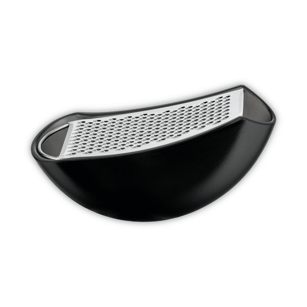 Parmenide parmesan grater with cheese cellar des. Alejandro Ruiz for Alessi (black)