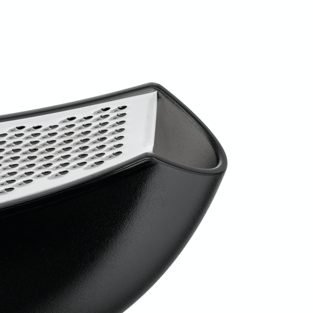 Parmenide parmesan grater with cheese cellar des. Alejandro Ruiz for Alessi (black)