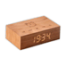 Flip Click Alarm Clock - cherry wood - des. Paul and Natalie Sun, 2019