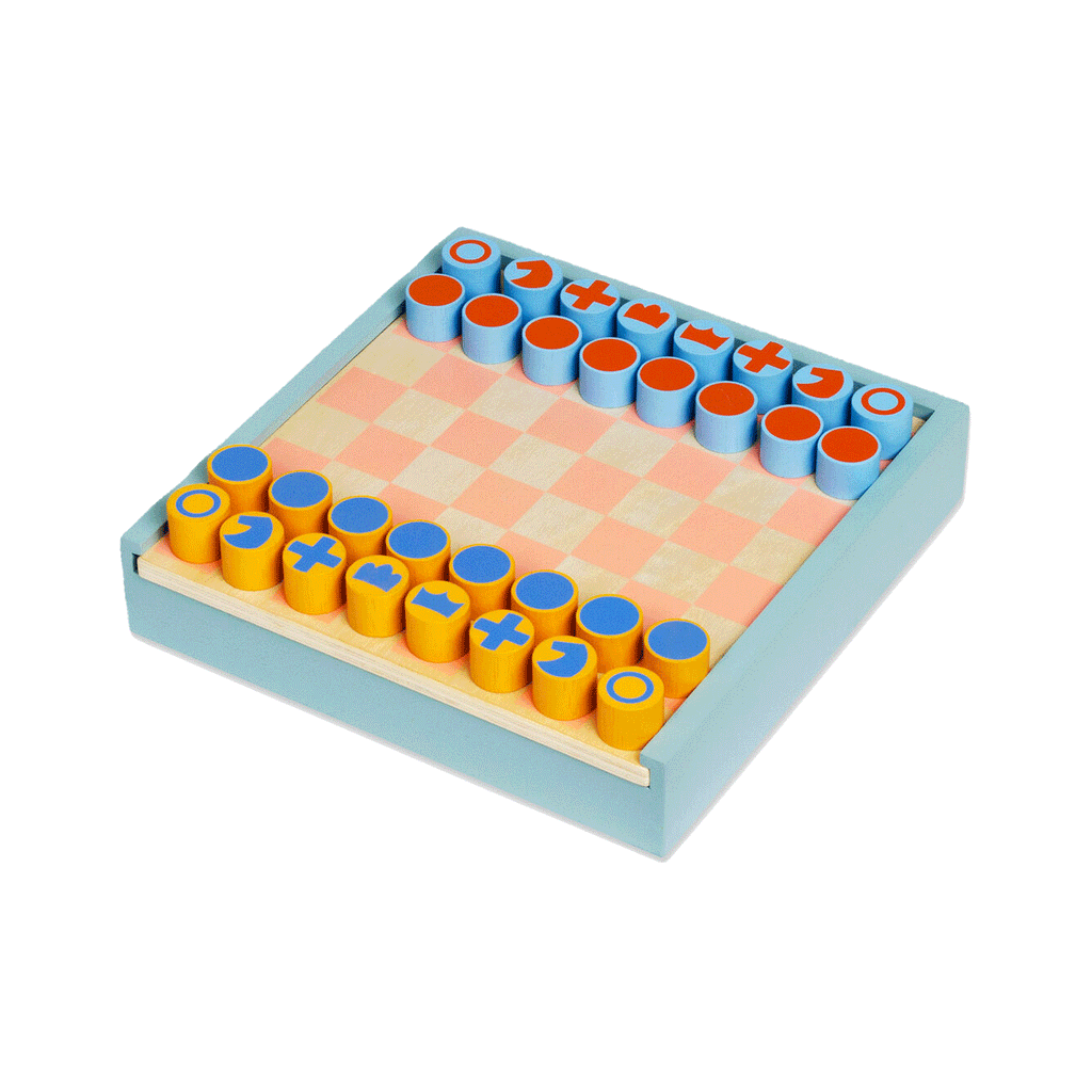 2 in 1 Chess and Checkers Set by Panisa Khunprasert for Moma