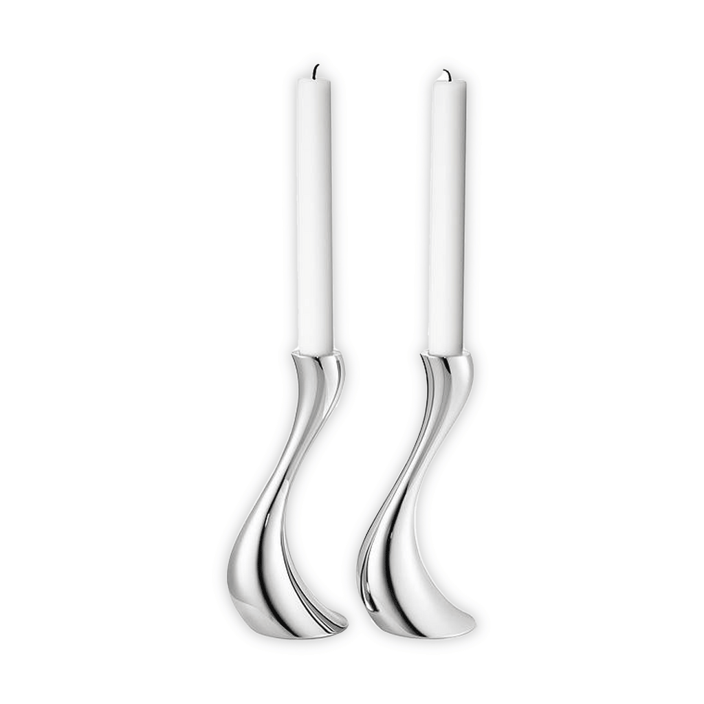Cobra Candlesticks - des Constantin Wortmann for Georg Jensen, 2008 (medium pair)