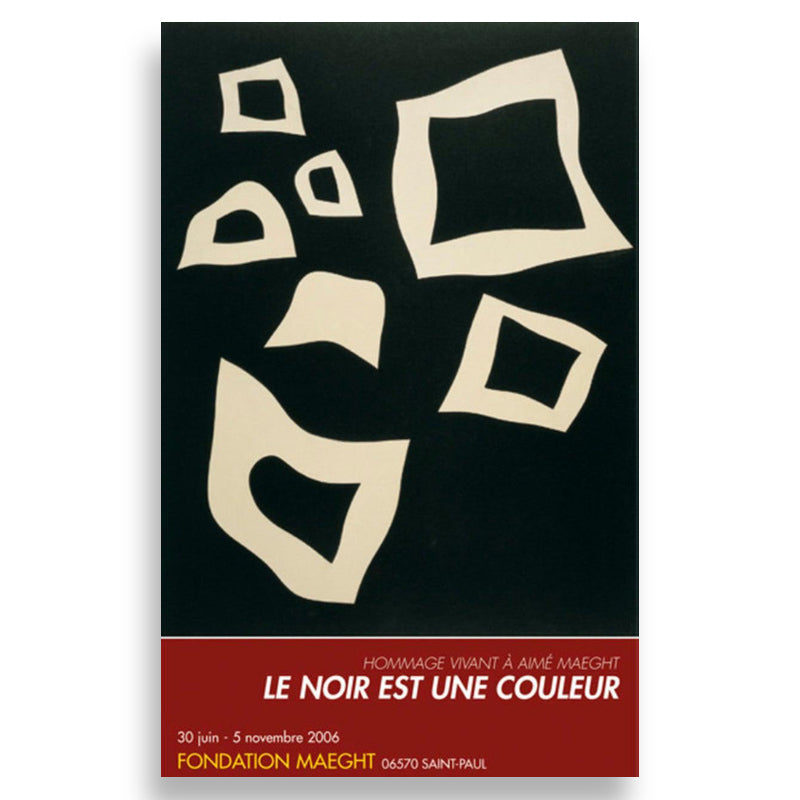 Constellation: 7 blanches sur noir by Jean Arp - 2006 exhibition poster