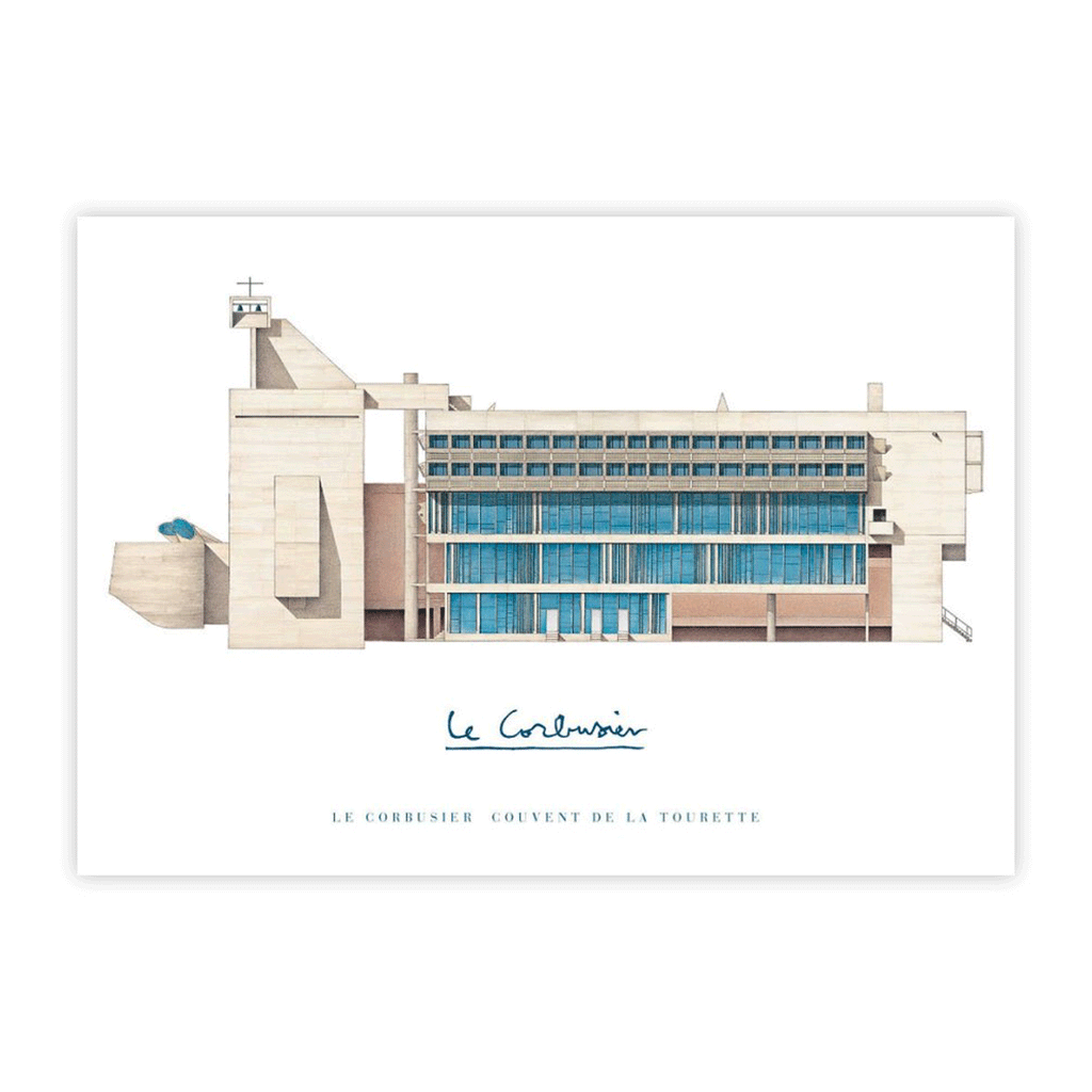 Le Corbusier: Couvent Sainte Marie de la Tourette (La Tourette Monastery ) poster