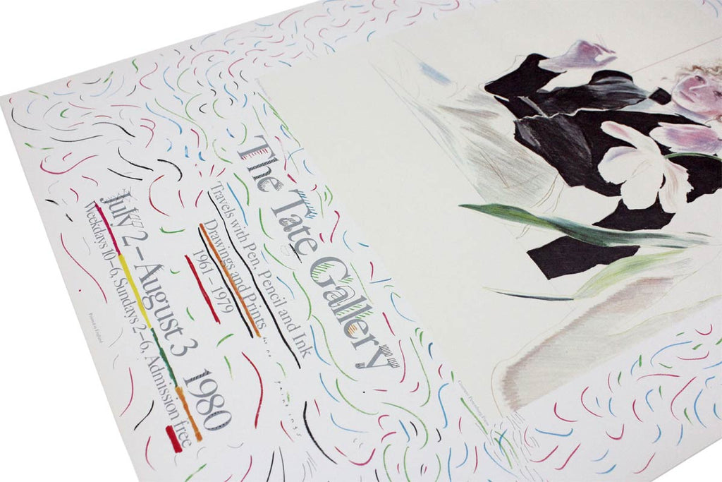 Celia in a Black Dress poster by David Hockney (Tate Gallery, London, 1980)