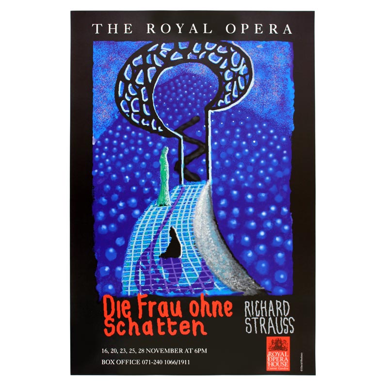 Die Frau Ohne Schatten (Royal Opera House, London) Poster by David Hockney