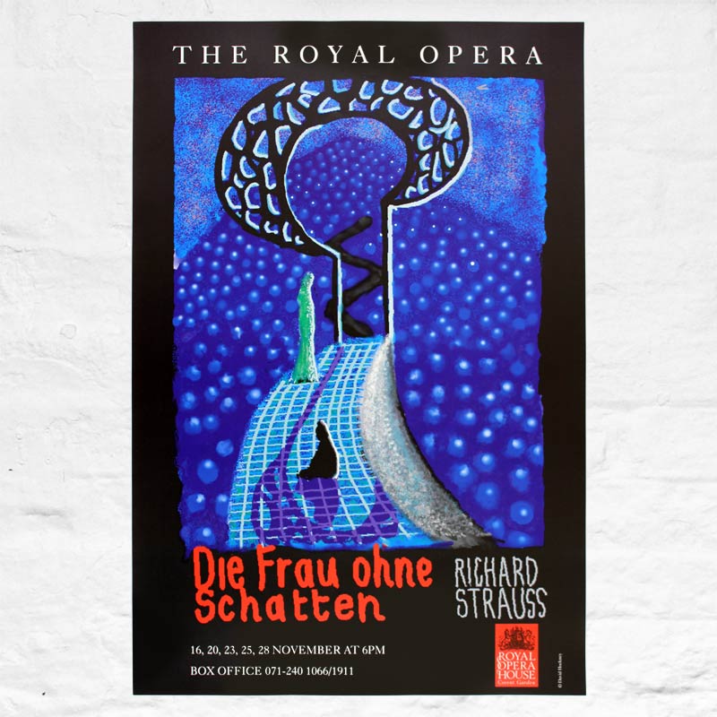 Die Frau Ohne Schatten (Royal Opera House, London) Poster by David Hockney