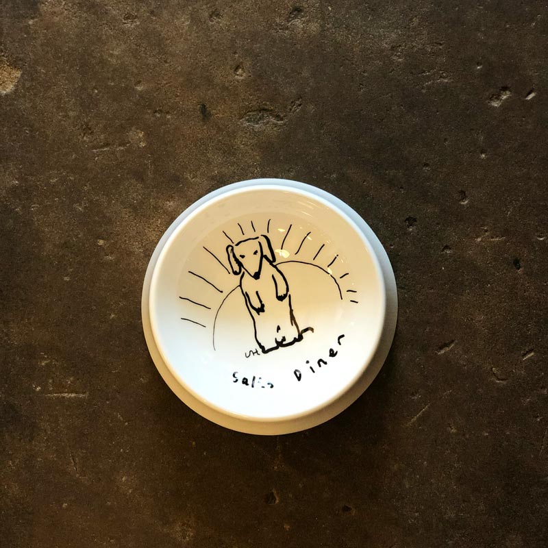 David Hockney Diner Dog Dog Bowl