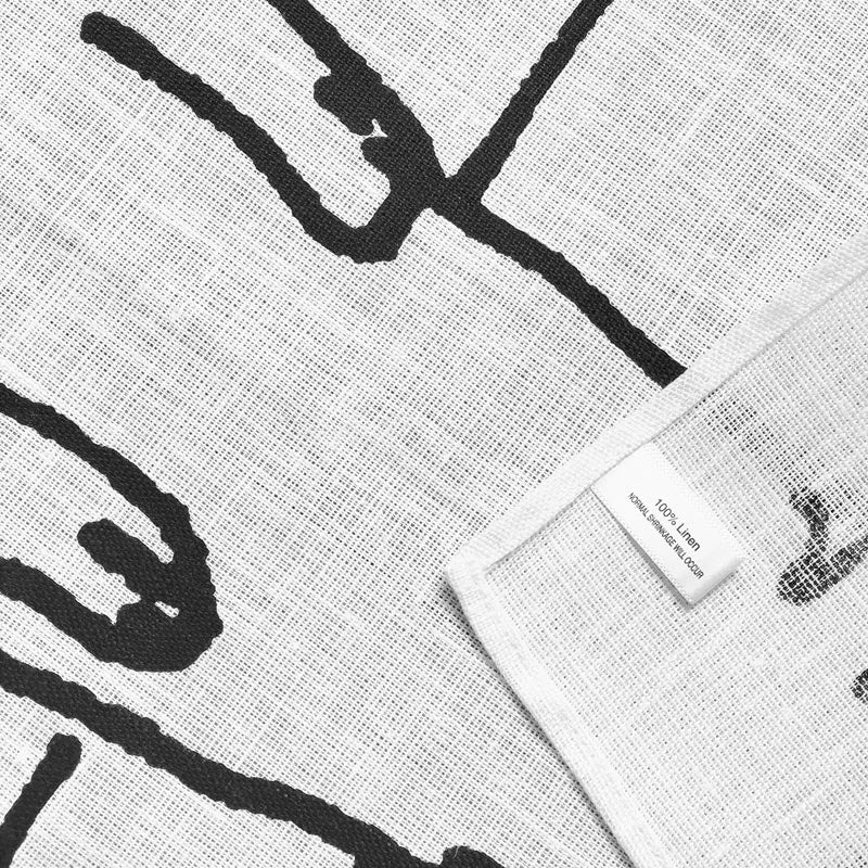 David Hockney Diner Dog Linen Tea Towel