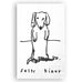 David Hockney Diner Dog Linen Tea Towel