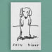 David Hockney Diner Dog Linen Tea Towel