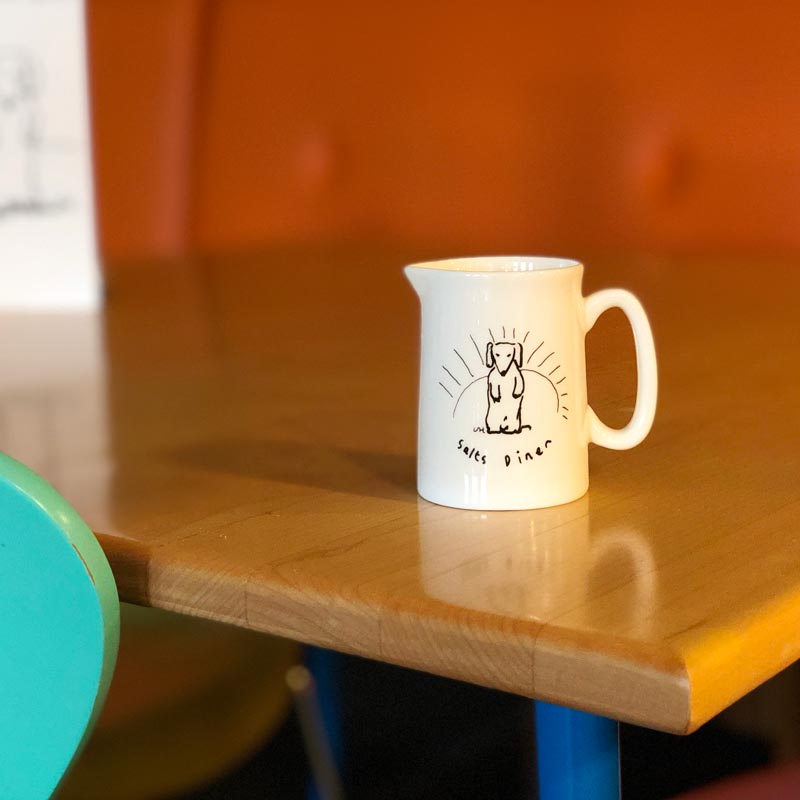 David Hockney Diner Dog Jug (1/4 pint)