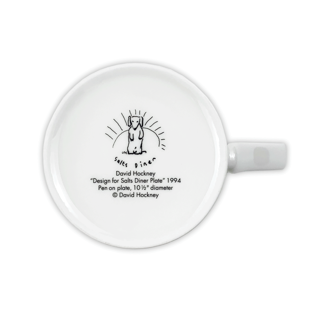 David Hockney Diner Dog Mug