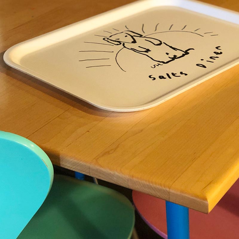 David Hockney Diner Dog Tray