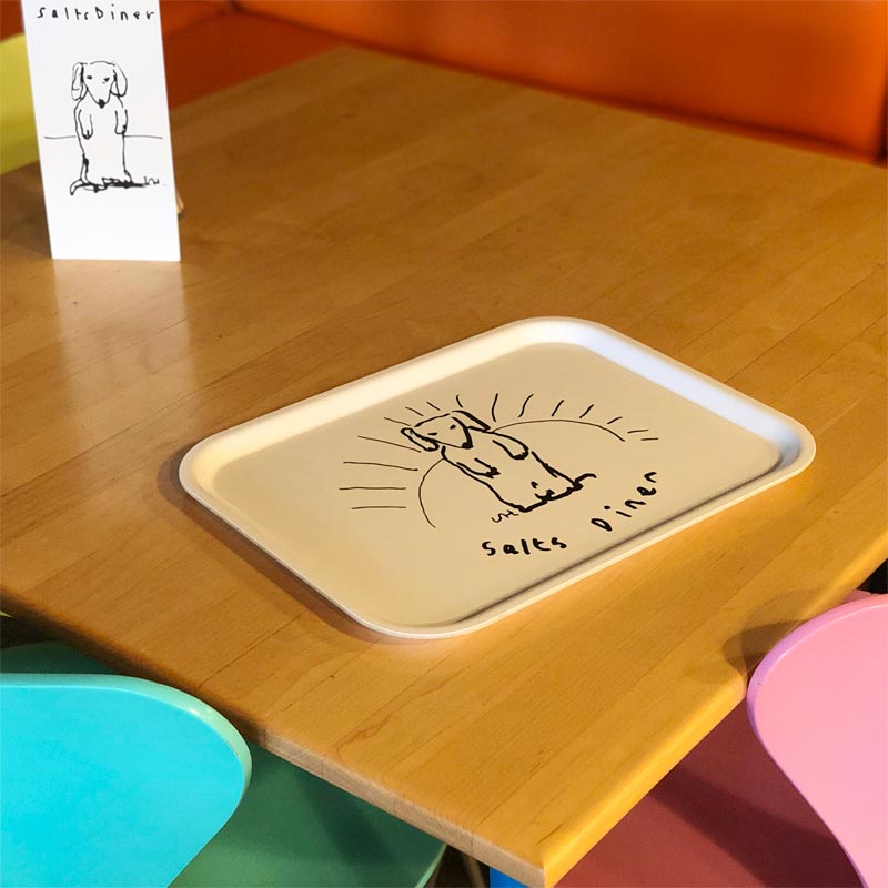 David Hockney Diner Dog Tray