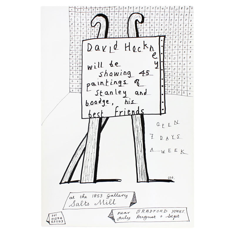 Dog Show Exhibition Poster by David Hockney