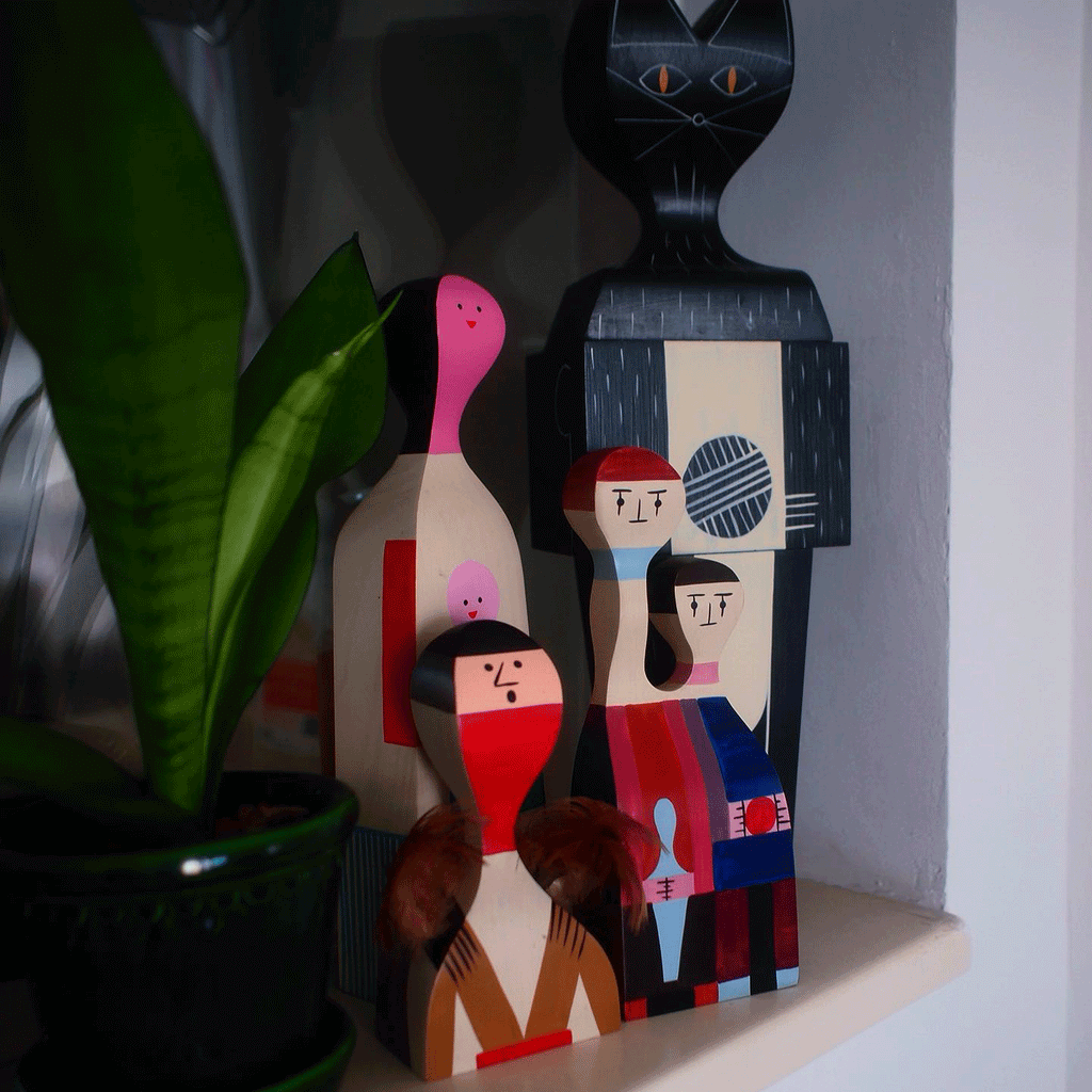 Wooden doll No.11 des. Alexander Girard, 1952