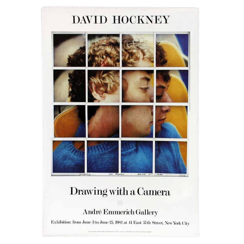 Drawing with a Camera Exhibition Poster (1982) by David Hockney